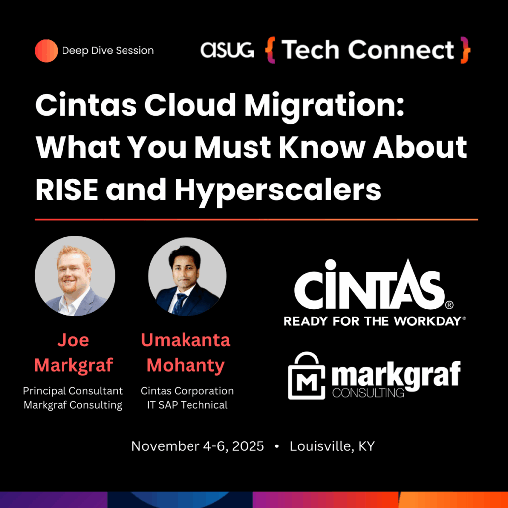 Cintas Cloud Migration for SAP: What You Must Know About RISE and Hyperscalers.